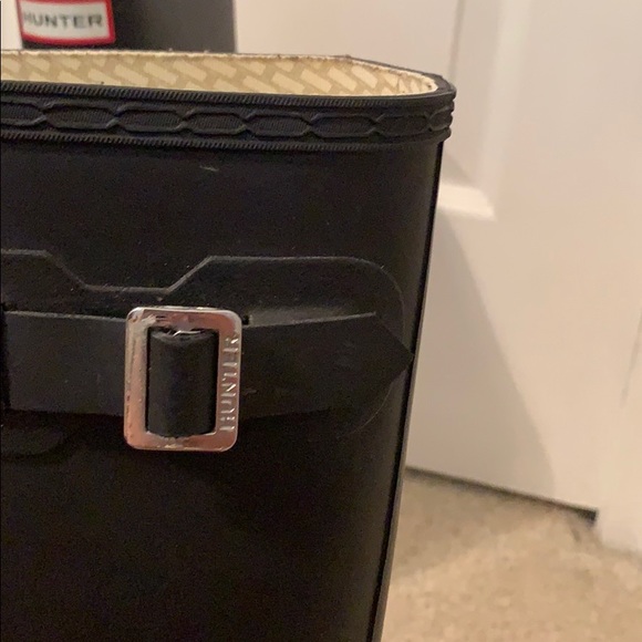 matte black hunter rain boots - Picture 3 of 3